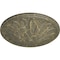 Ekena Millwork Brontes Ceiling Medallion (Fits Canopies up to 3 5/8"), 25 1/2"OD x 5 1/2"P, Witch Hazel Crackle CM25BRWHC - alternate 2